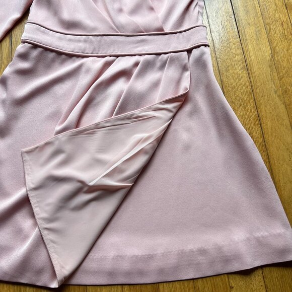 NBD x Revolve size M Ballet Pink Elijah One Shoulder Coquette Mini Dress - Picture 9 of 16